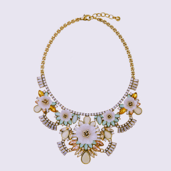 flower statement Necklace