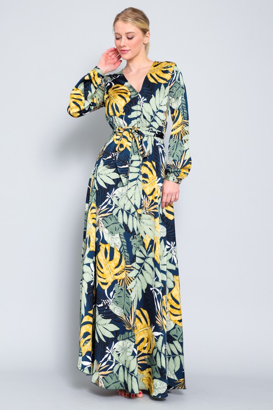 Wrap Maxi Dress | Jadwa Market