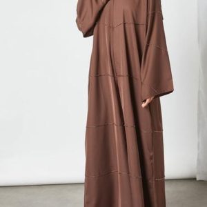 Open front abaya